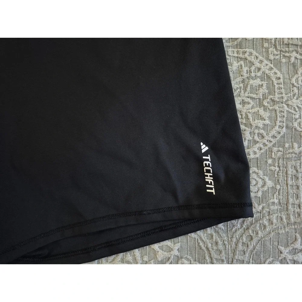 Adidas Techfit 3 Inch Short Tights‎ Womens XL Black Athletic Shorts HF6683 NEW